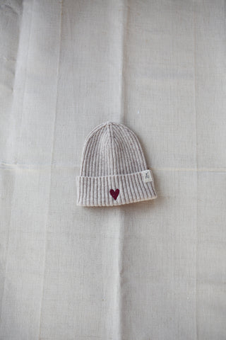 Merino Mütze Herz / Special Edition
