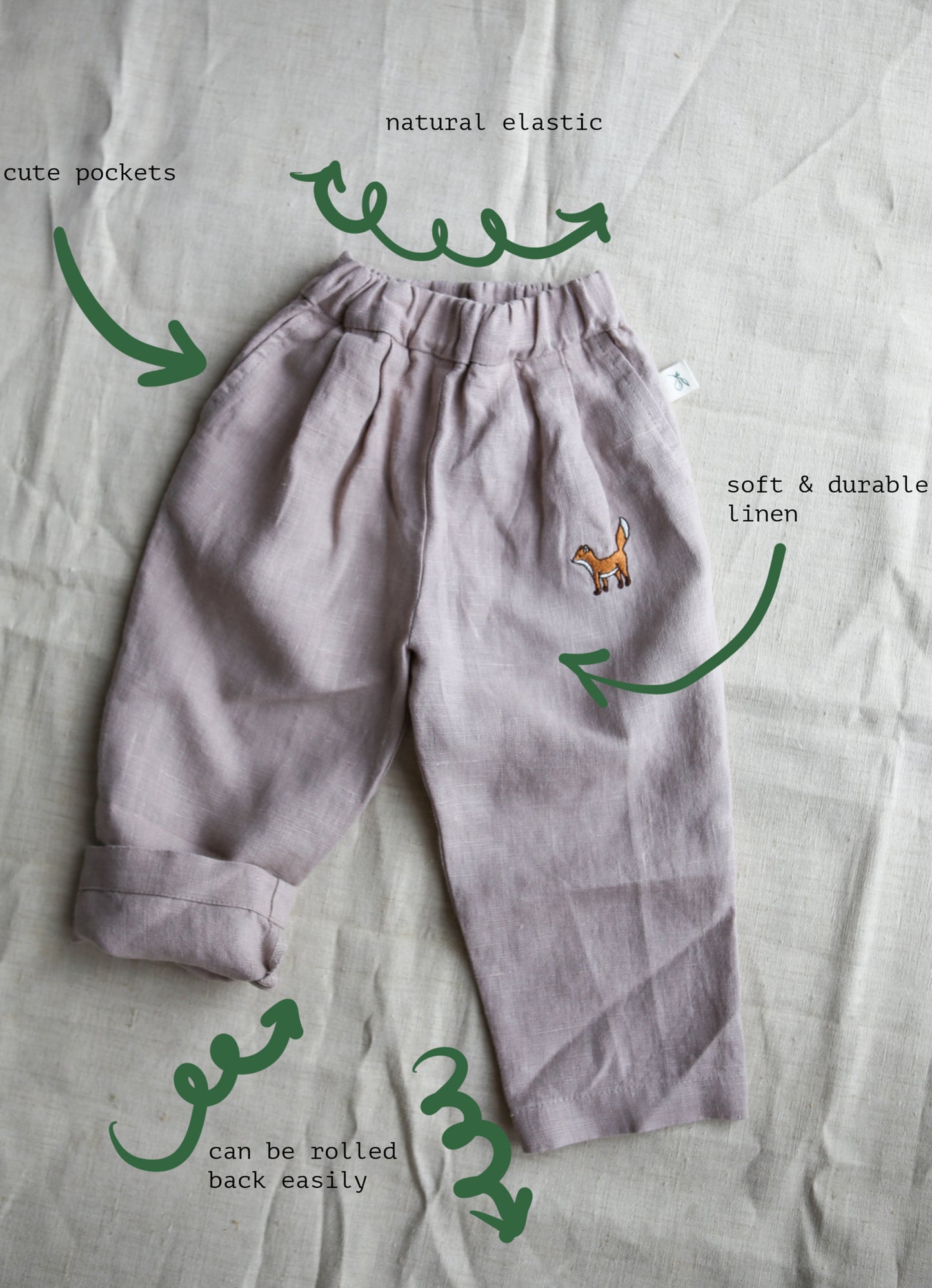 Baby Linen Pants
